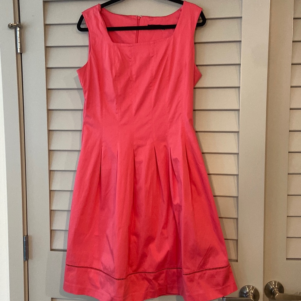 Ellen Tracy coral dress!